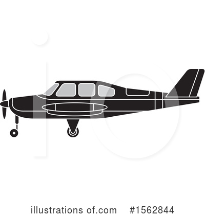 Royalty-Free (RF) Plane Clipart Illustration by Lal Perera - Stock Sample #1562844