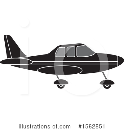 Royalty-Free (RF) Plane Clipart Illustration by Lal Perera - Stock Sample #1562851