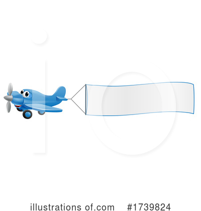 Royalty-Free (RF) Plane Clipart Illustration by AtStockIllustration - Stock Sample #1739824