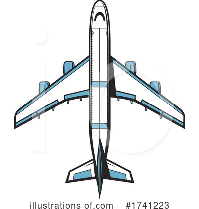 Royalty-Free (RF) Plane Clipart Illustration by Vector Tradition SM - Stock Sample #1741223