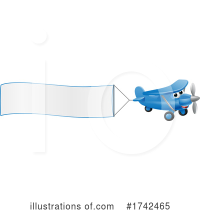 Royalty-Free (RF) Plane Clipart Illustration by AtStockIllustration - Stock Sample #1742465