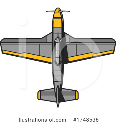 Royalty-Free (RF) Plane Clipart Illustration by Vector Tradition SM - Stock Sample #1748536