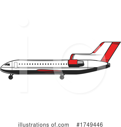 Royalty-Free (RF) Plane Clipart Illustration by Vector Tradition SM - Stock Sample #1749446