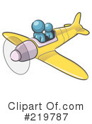 Plane Clipart #219787 by Leo Blanchette