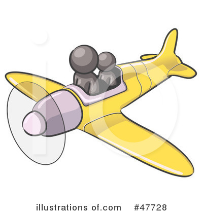 Royalty-Free (RF) Plane Clipart Illustration by Leo Blanchette - Stock Sample #47728