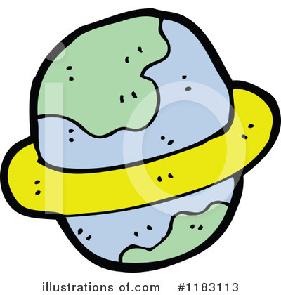 Royalty-Free (RF) Planet Clipart Illustration by lineartestpilot - Stock Sample #1183113