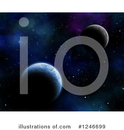 Royalty-Free (RF) Planet Clipart Illustration by KJ Pargeter - Stock Sample #1246699
