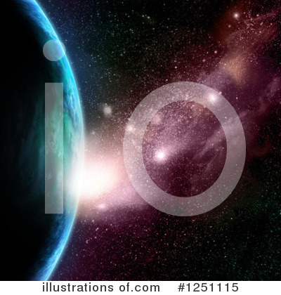 Royalty-Free (RF) Planet Clipart Illustration by KJ Pargeter - Stock Sample #1251115