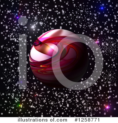 Royalty-Free (RF) Planet Clipart Illustration by oboy - Stock Sample #1258771