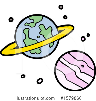 Royalty-Free (RF) Planet Clipart Illustration by lineartestpilot - Stock Sample #1579860