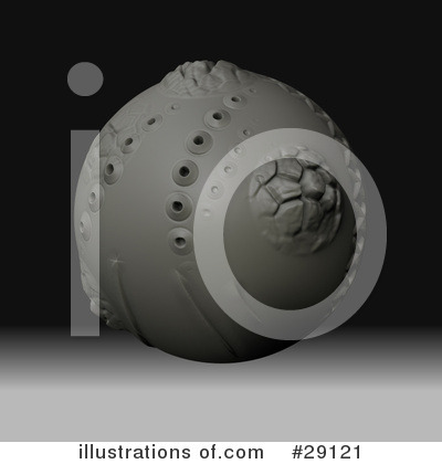 Royalty-Free (RF) Planet Clipart Illustration by Leo Blanchette - Stock Sample #29121