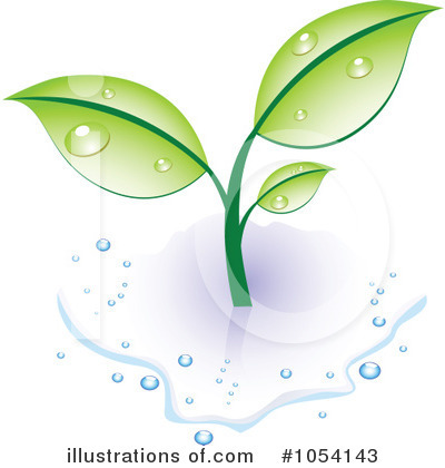 Royalty-Free (RF) Plant Clipart Illustration by vectorace - Stock Sample #1054143