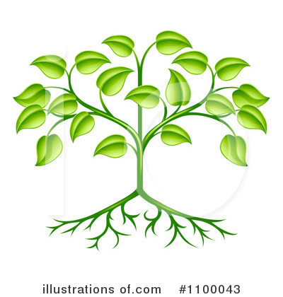 Royalty-Free (RF) Plant Clipart Illustration by AtStockIllustration - Stock Sample #1100043