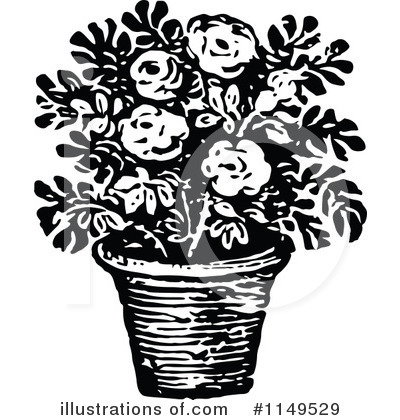 Royalty-Free (RF) Plant Clipart Illustration by Prawny Vintage - Stock Sample #1149529