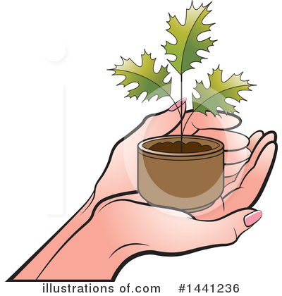 Royalty-Free (RF) Plant Clipart Illustration by Lal Perera - Stock Sample #1441236