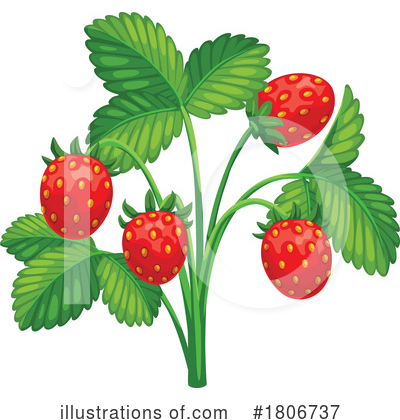 Strawberry Clipart #1806737 by Vector Tradition SM