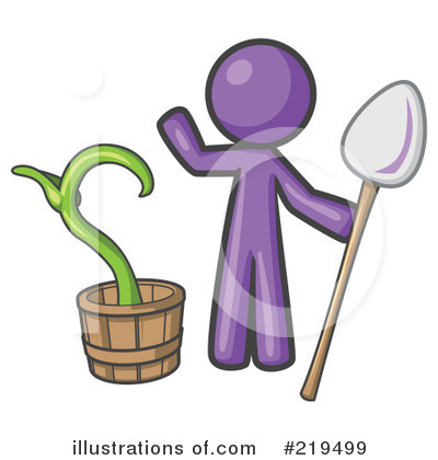 Royalty-Free (RF) Plant Clipart Illustration by Leo Blanchette - Stock Sample #219499