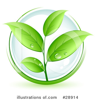 Royalty-Free (RF) Plant Clipart Illustration by beboy - Stock Sample #28914