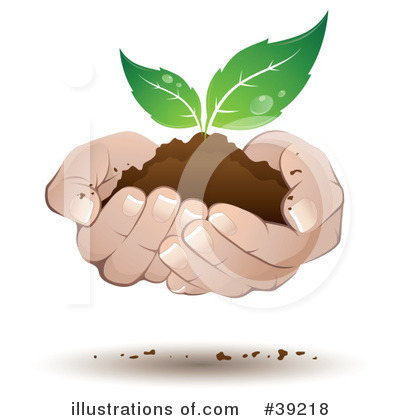 Royalty-Free (RF) Plant Clipart Illustration by beboy - Stock Sample #39218