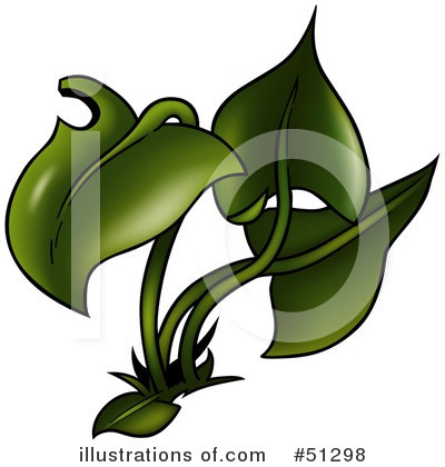 Royalty-Free (RF) Plant Clipart Illustration by dero - Stock Sample #51298