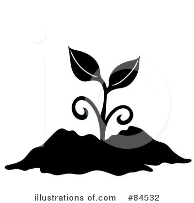 Royalty-Free (RF) Plant Clipart Illustration by Pams Clipart - Stock Sample #84532