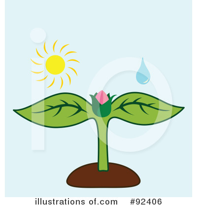 Royalty-Free (RF) Plant Clipart Illustration by Cherie Reve - Stock Sample #92406
