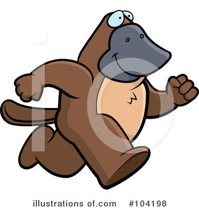 Platypus Clipart #104198 by Cory Thoman