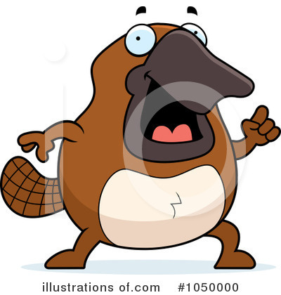 Platypus Clipart #1050000 by Cory Thoman