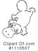 Platypus Clipart #1110507 by Dennis Holmes Designs
