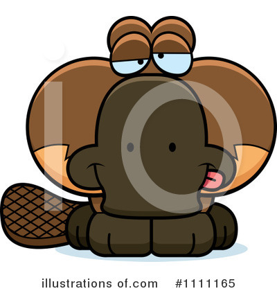 Royalty-Free (RF) Platypus Clipart Illustration by Cory Thoman - Stock Sample #1111165