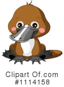 Platypus Clipart #1114158 by Pushkin