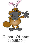 Platypus Clipart #1285201 by Dennis Holmes Designs