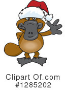 Platypus Clipart #1285202 by Dennis Holmes Designs