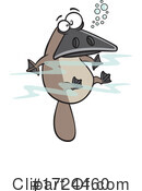 Platypus Clipart #1724460 by toonaday