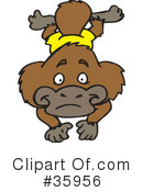 Platypus Clipart #35956 by Dennis Holmes Designs
