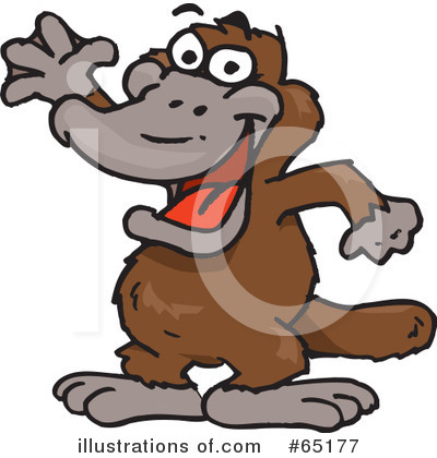 Royalty-Free (RF) Platypus Clipart Illustration by Dennis Holmes Designs - Stock Sample #65177
