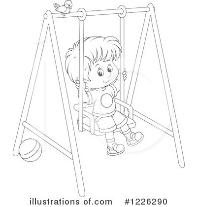 Royalty-Free (RF) Playground Clipart Illustration by Alex Bannykh - Stock Sample #1226290