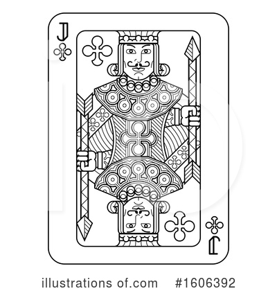 Playing Card Clipart #1606392 by AtStockIllustration