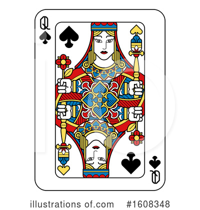 Royalty-Free (RF) Playing Card Clipart Illustration by AtStockIllustration - Stock Sample #1608348