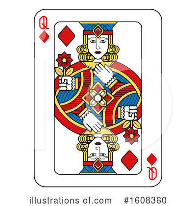 Playing Card Clipart #1608360 by AtStockIllustration