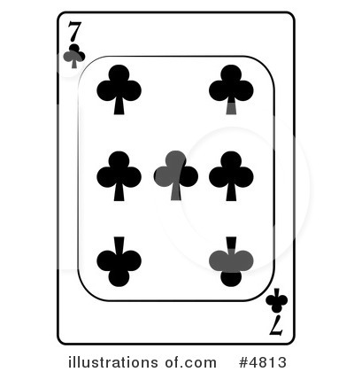 Royalty-Free (RF) Playing Card Clipart Illustration by djart - Stock Sample #4813