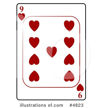 Royalty-Free (RF) Playing Card Clipart Illustration by djart - Stock Sample #4823