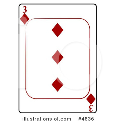 Royalty-Free (RF) Playing Card Clipart Illustration by djart - Stock Sample #4836