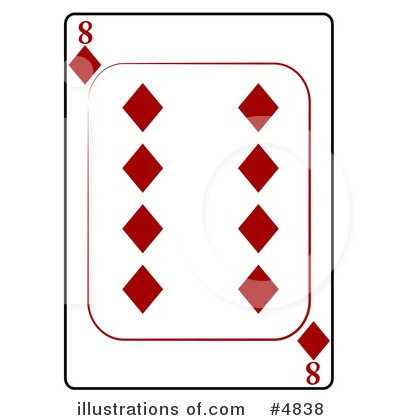 Royalty-Free (RF) Playing Card Clipart Illustration by djart - Stock Sample #4838
