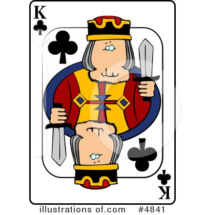 Royalty-Free (RF) Playing Card Clipart Illustration by djart - Stock Sample #4841