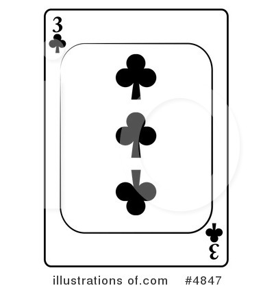 Royalty-Free (RF) Playing Card Clipart Illustration by djart - Stock Sample #4847