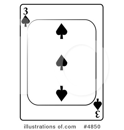 Royalty-Free (RF) Playing Card Clipart Illustration by djart - Stock Sample #4850