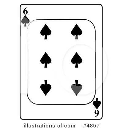 Royalty-Free (RF) Playing Card Clipart Illustration by djart - Stock Sample #4857