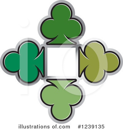 Royalty-Free (RF) Playing Card Club Clipart Illustration by Lal Perera - Stock Sample #1239135