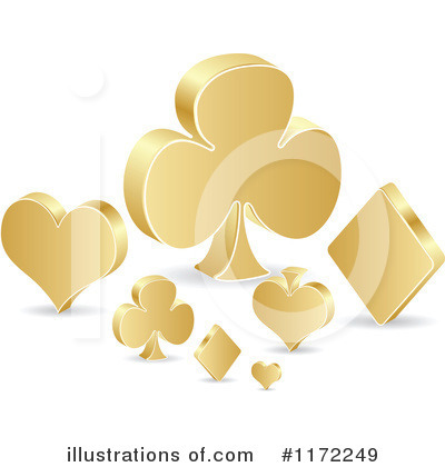 Royalty-Free (RF) Playing Card Suit Clipart Illustration by Andrei Marincas - Stock Sample #1172249